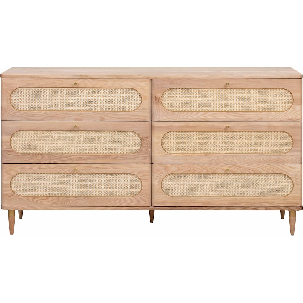 tonna light brown dresser   