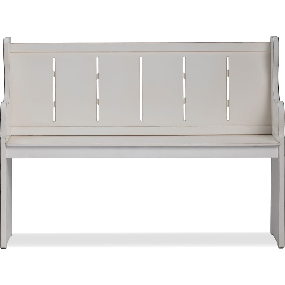 tony white bench   