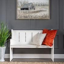 tony white bench   