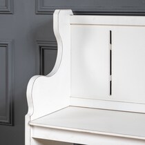 tony white bench   