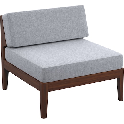 Topsail Outdoor Middle Chair - Walnut