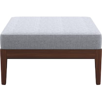 topsail dark brown ottoman   