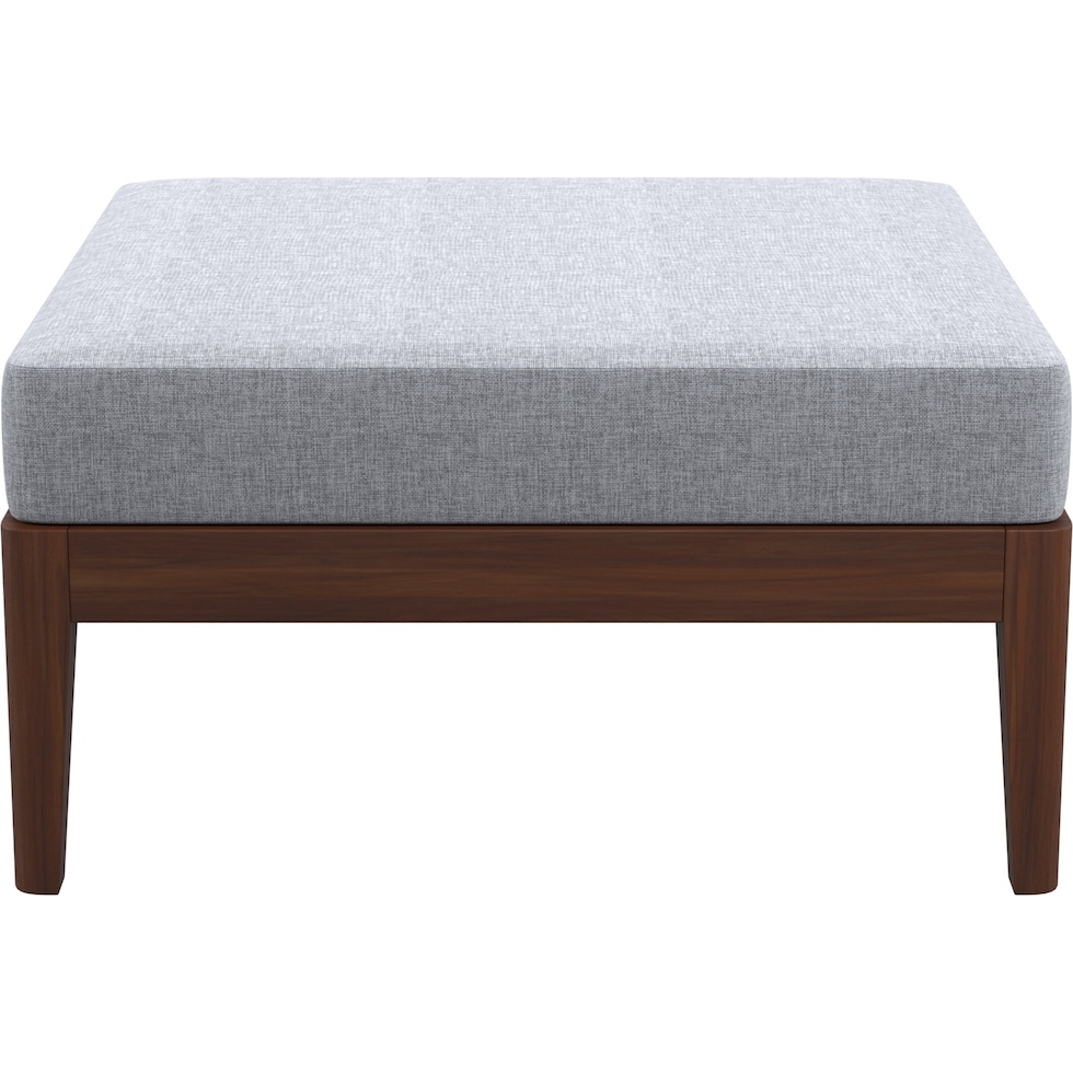 topsail dark brown ottoman   