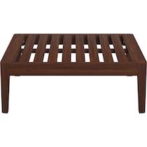 topsail dark brown ottoman   