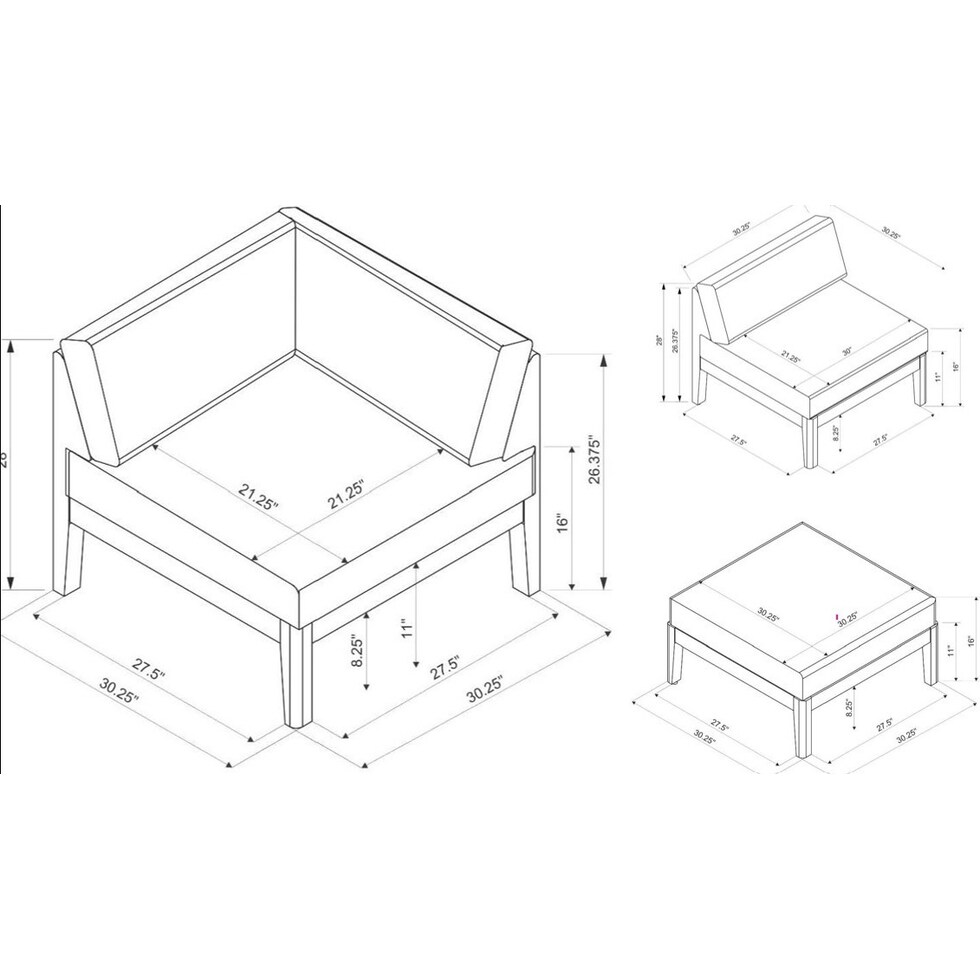 topsail dimension schematic   