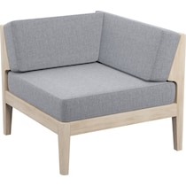 topsail light brown corner chair   