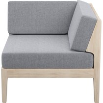 topsail light brown corner chair   