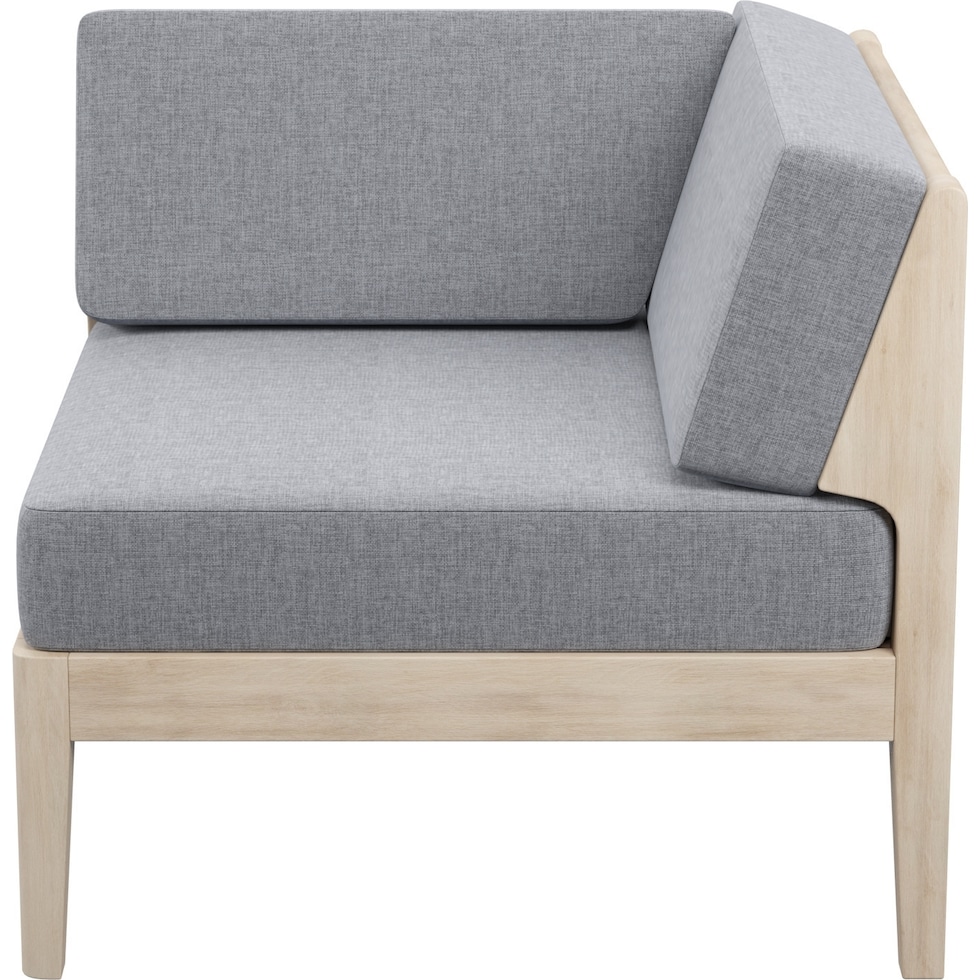 topsail light brown corner chair   