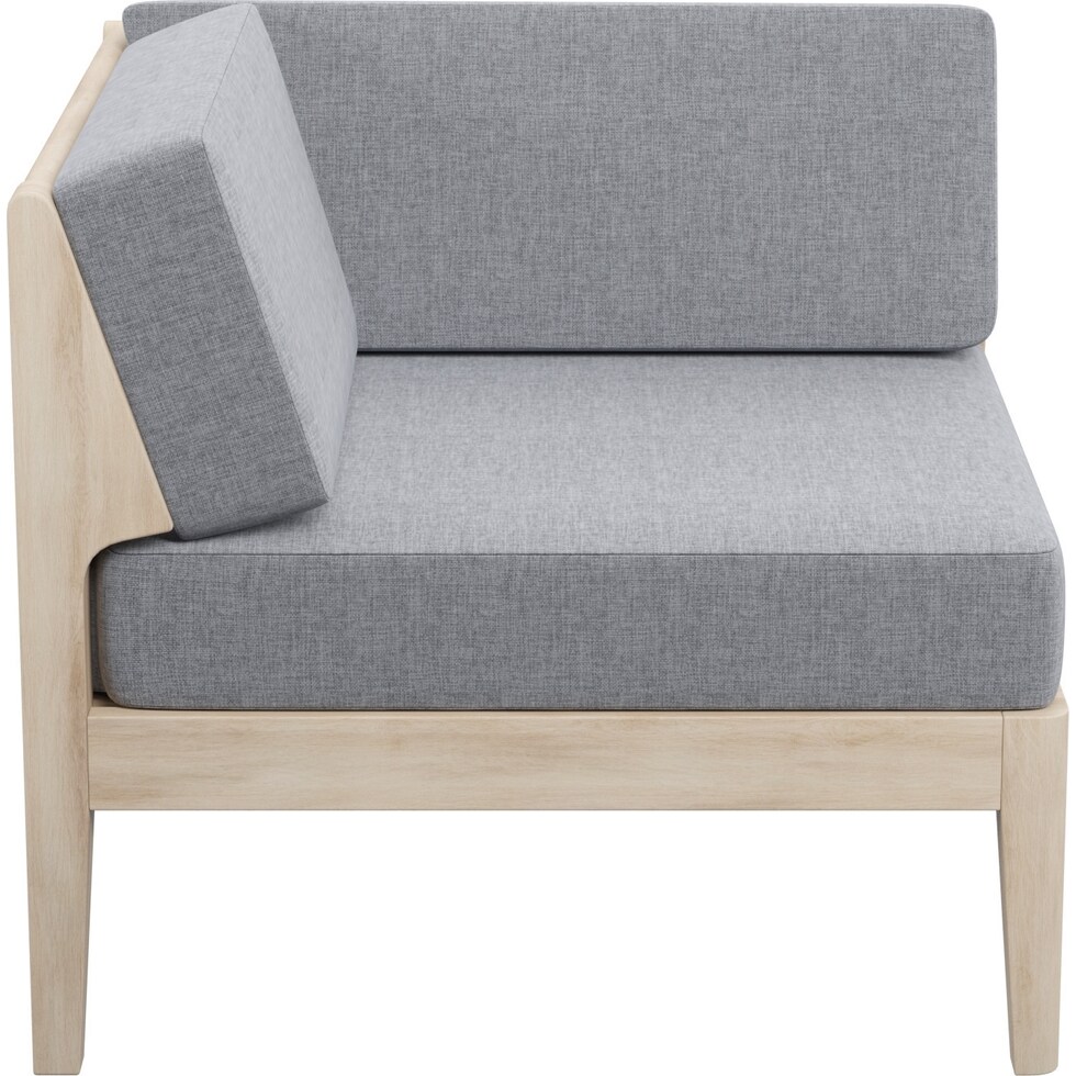 topsail light brown corner chair   