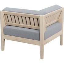 topsail light brown corner chair   