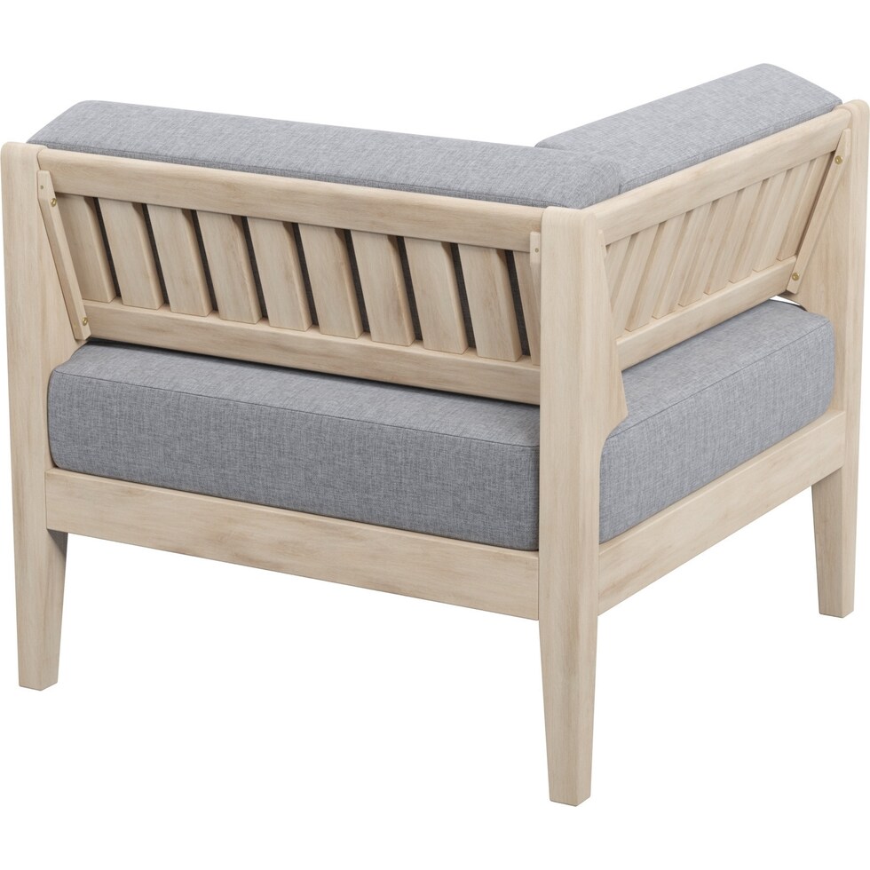 topsail light brown corner chair   