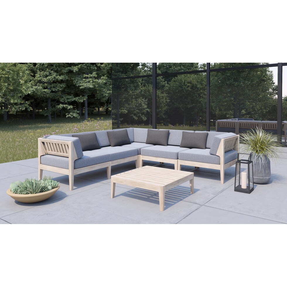 topsail light brown ottoman   