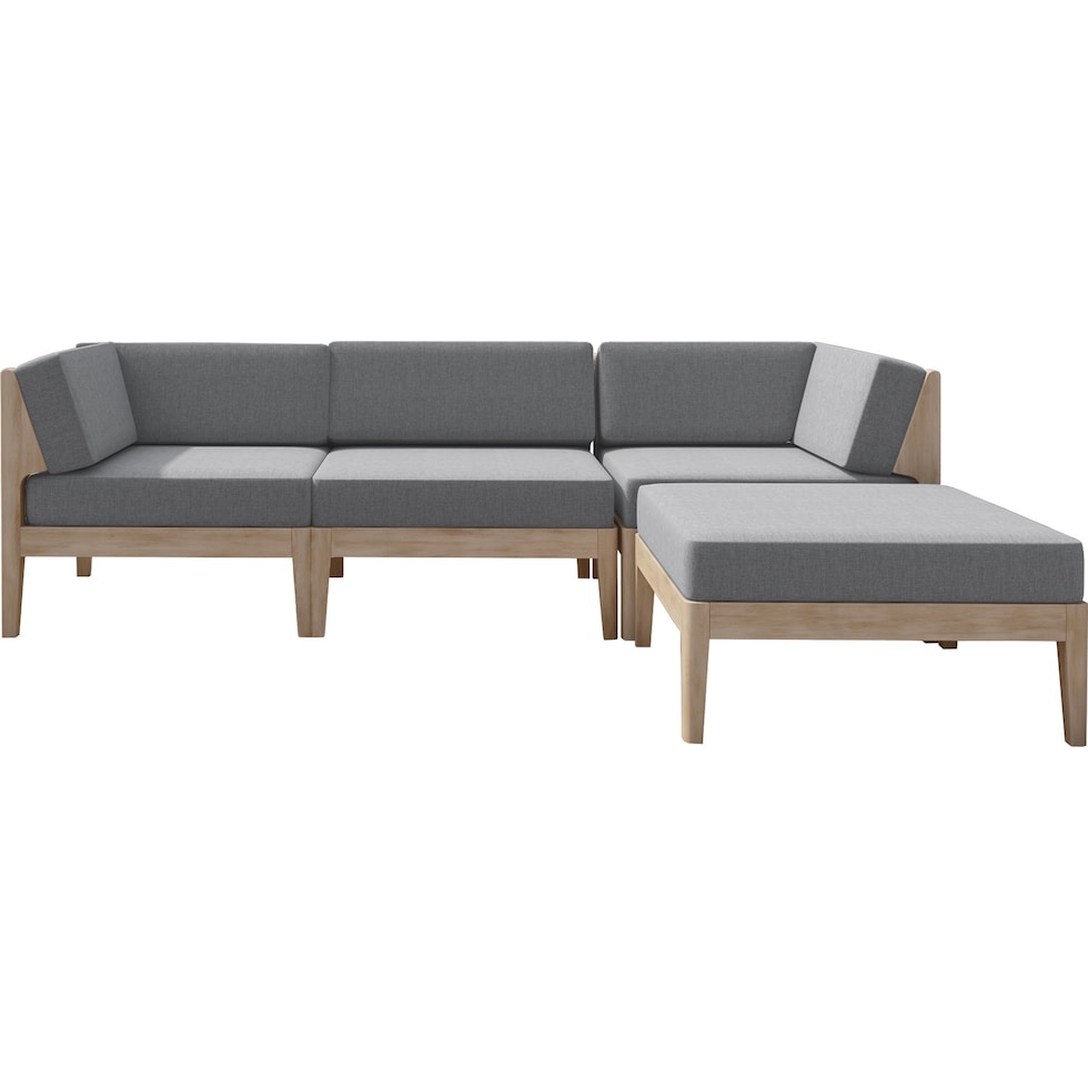 topsail natural outdoor sofa set   