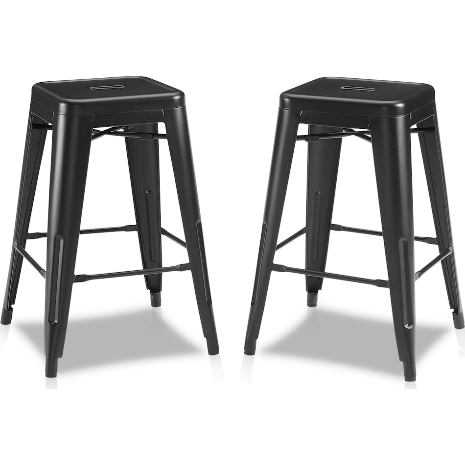 tori black  pack bar stools   