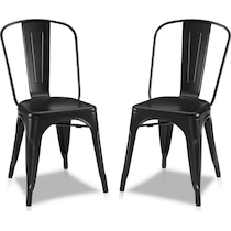 tori black dining chair   