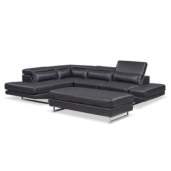 Torino 2Piece Sectional with Chaise and Ottoman Value City Furniture