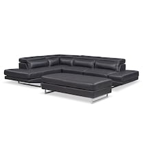 torino charcoal charcoal  pc sectional   