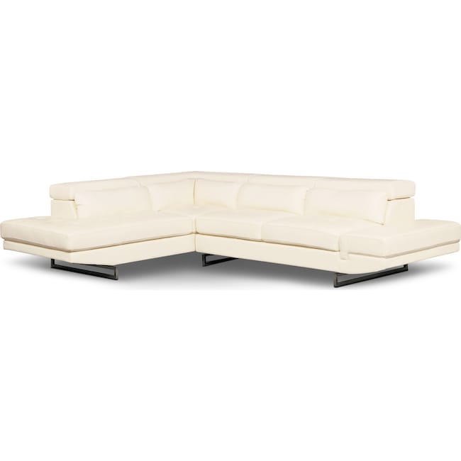 Living Room Furniture - Torino 2-Piece Sectional with Chaise