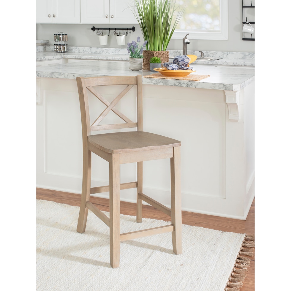 torino gray counter height stool   