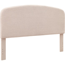 torino light brown king headboard   