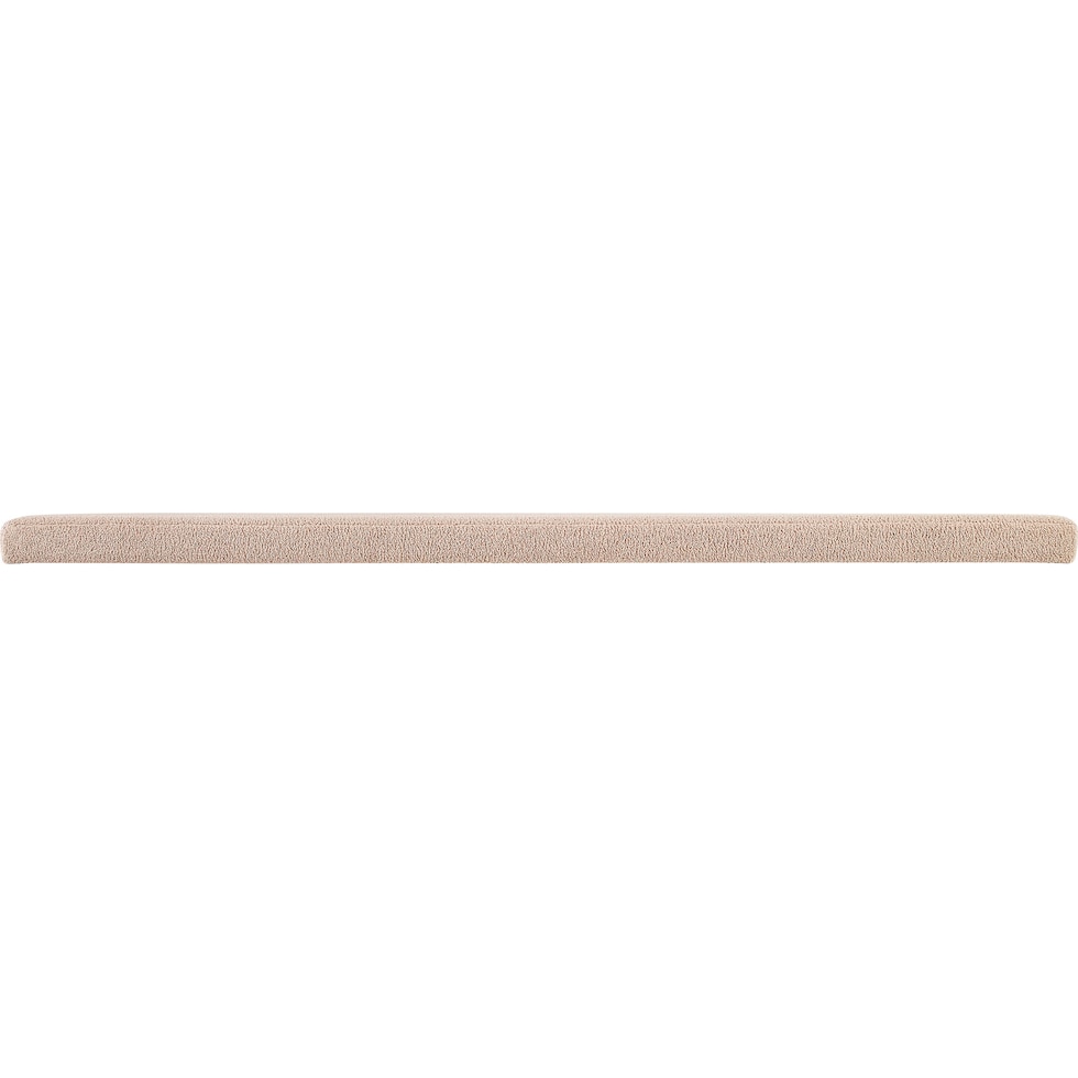 torino light brown king headboard   
