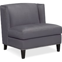 torrance gray accent chair   