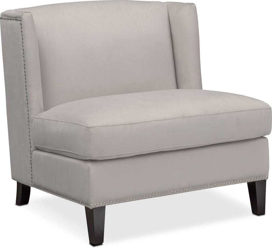 Torrance Accent Chair Light Gray Value City Furniture