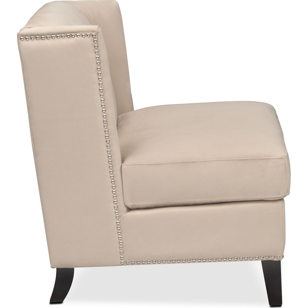 torrance light brown accent chair   