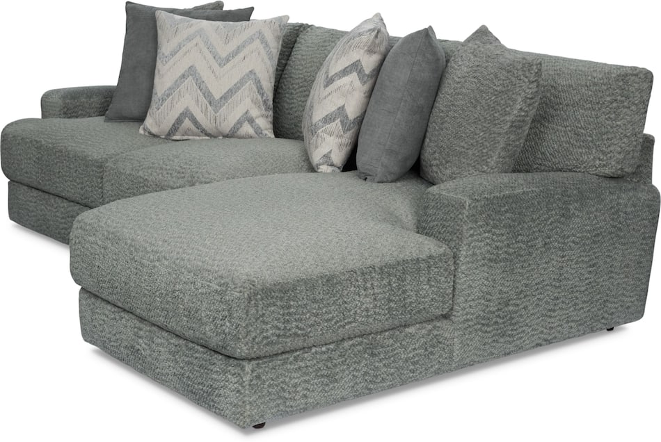 Torrey 2Piece Sectional with RightFacing Chaise Ash Value City