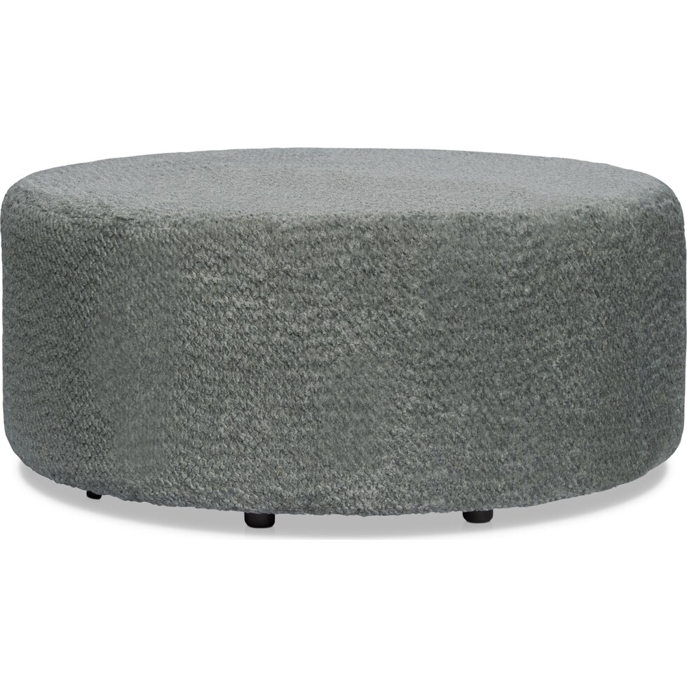 torrey gray ottoman   