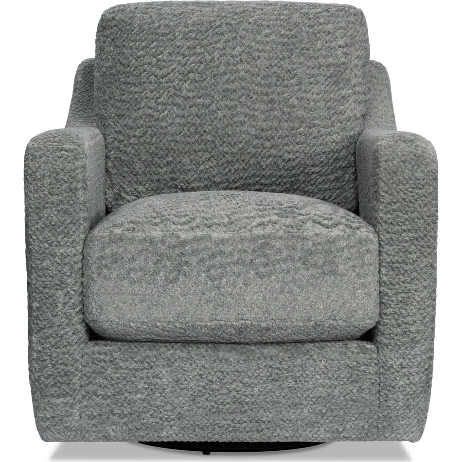 torrey gray swivel chair   
