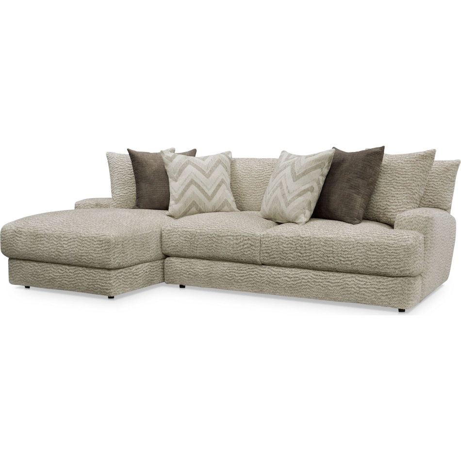torrey white  pc sectional   