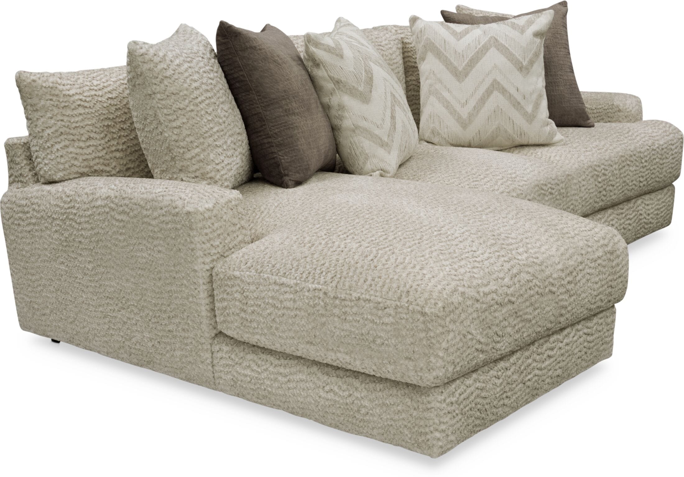 そふぃ Torrey 2-Piece Sectional with Left-Facing Chaise - Ivory
