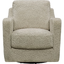 torrey white swivel chair   