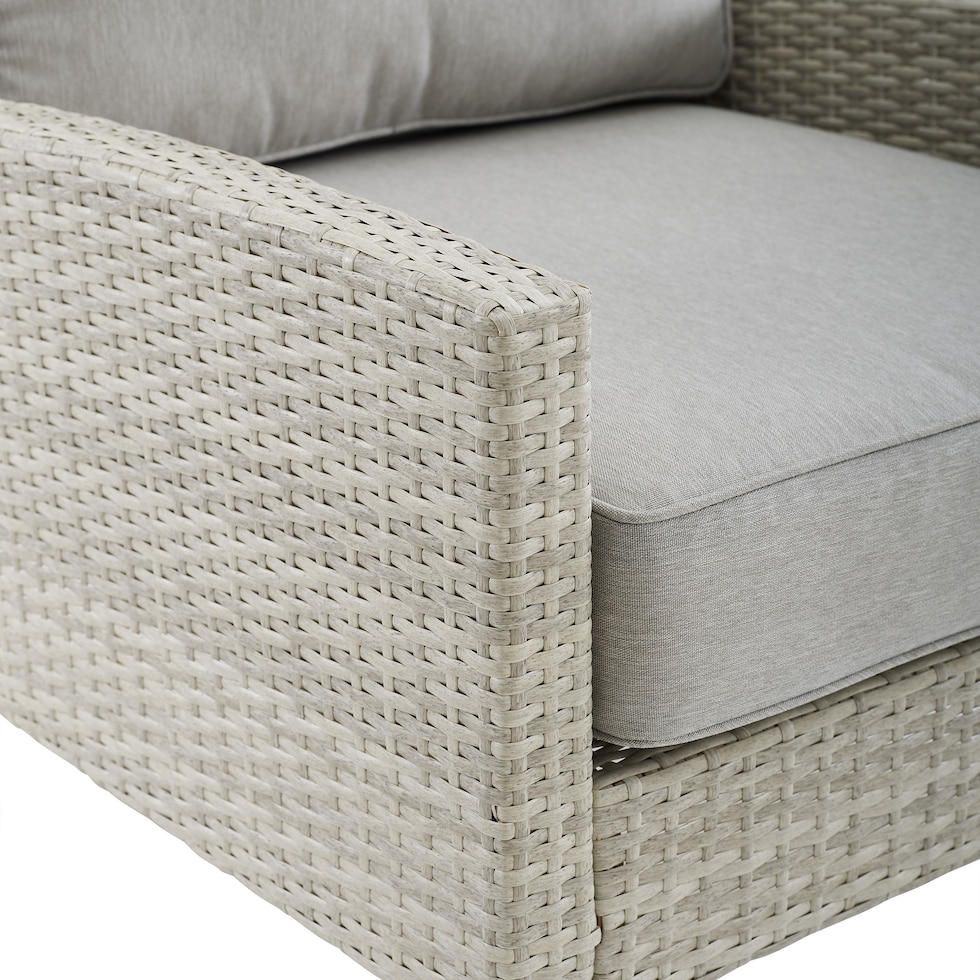 totten key gray outdoor sofa set   