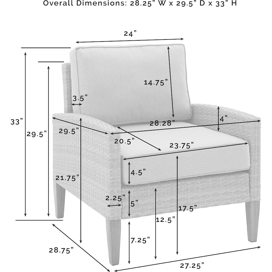totten key gray outdoor sofa set   