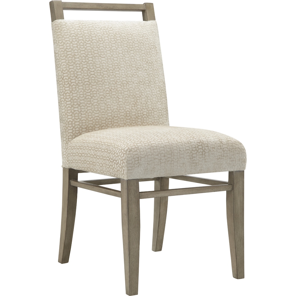 townes white dining chair   