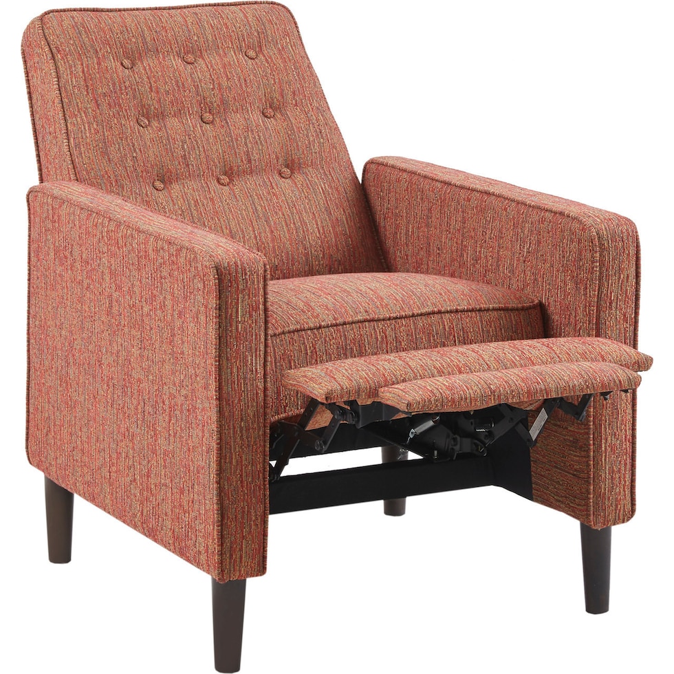 townsend red manual recliner   