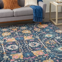 tralee blue area rug  x    