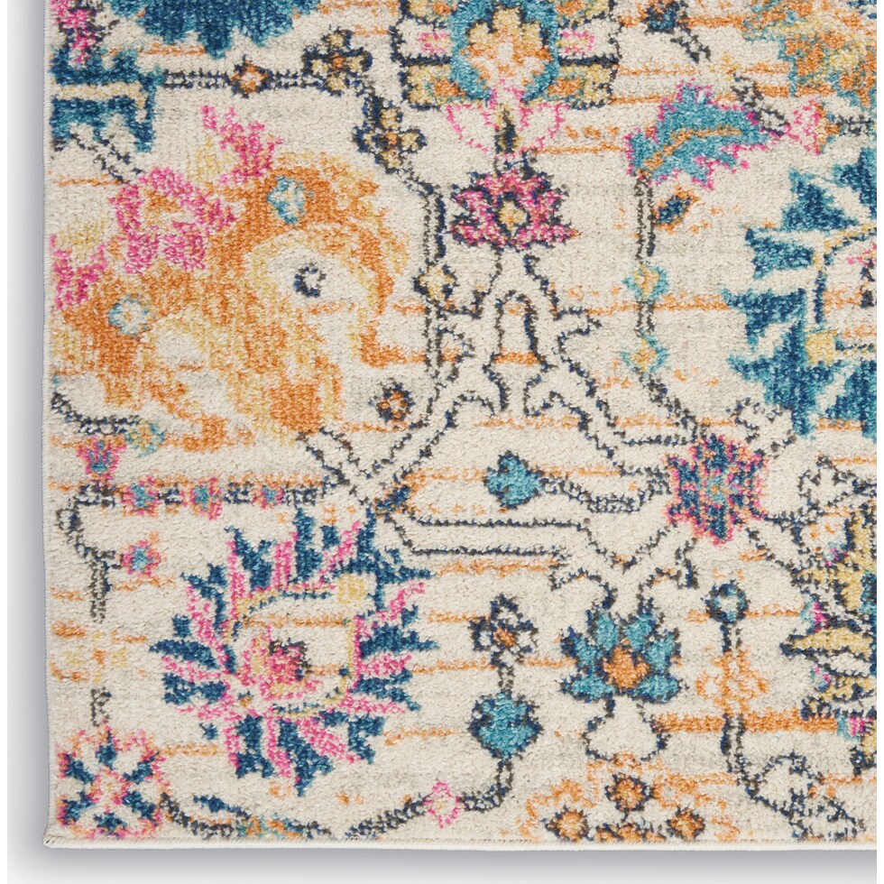 tralee ivory multicolor area rug  x    