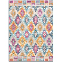 tralee multicolor area rug  x    