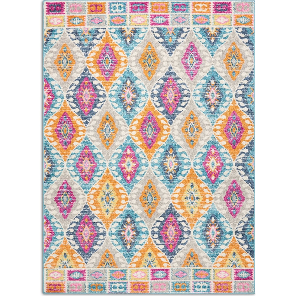 tralee multicolor area rug  x    