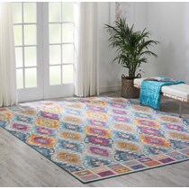 tralee multicolor area rug  x    