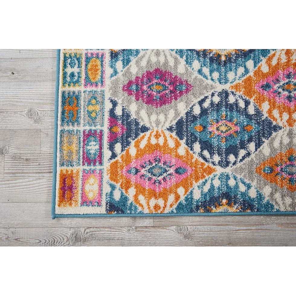tralee multicolor area rug  x    