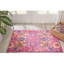 tralee pink area rug  x    