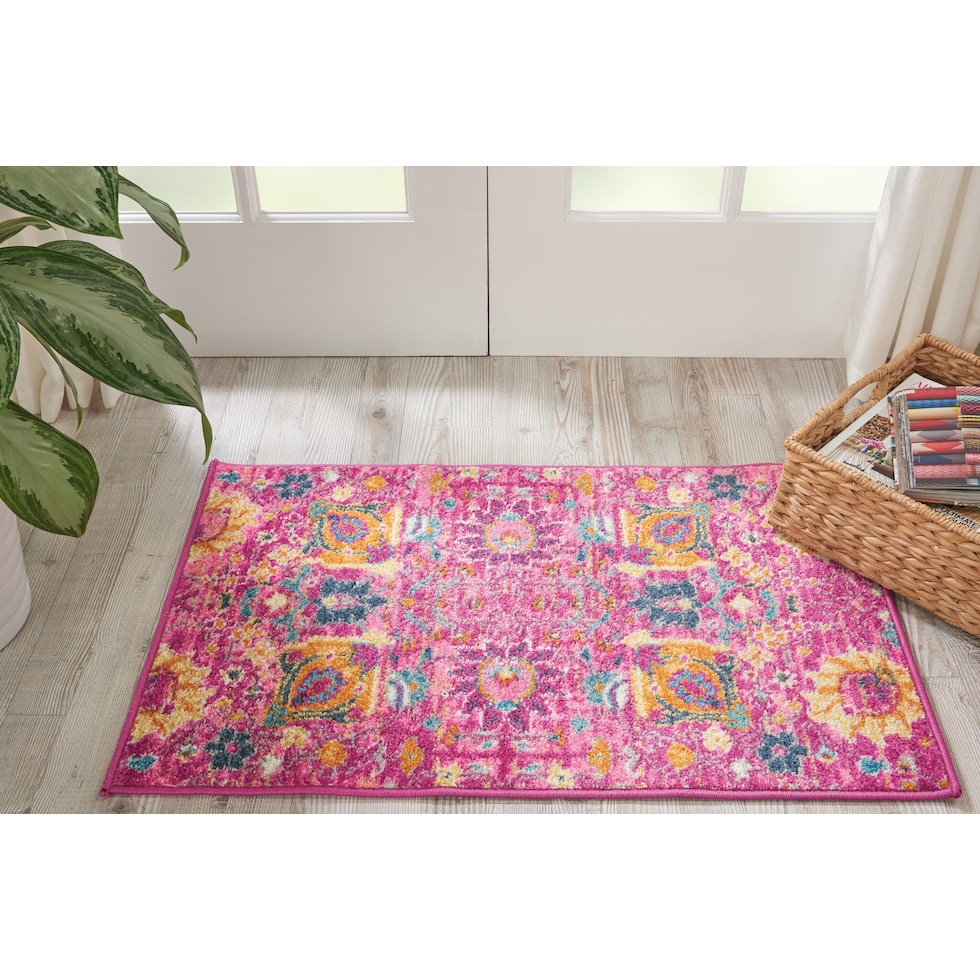 tralee pink area rug  x    