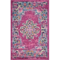 tralee pink area rug  x    