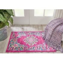 tralee pink area rug  x    