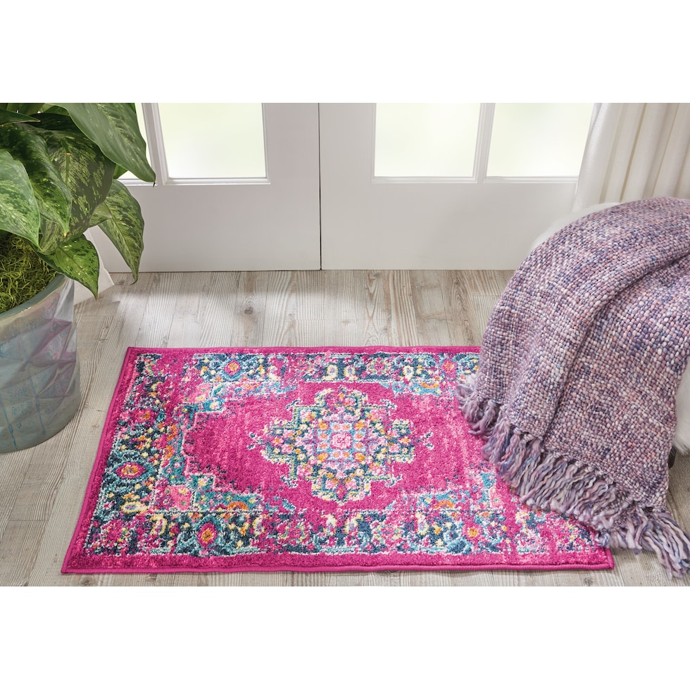 tralee pink area rug  x    