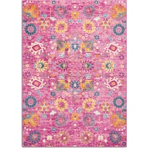 tralee pink area rug  x    